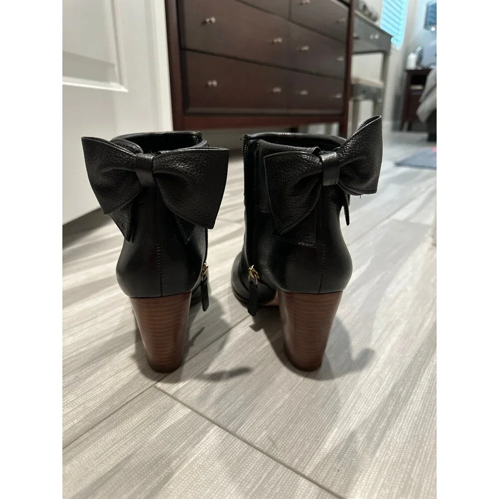Kate Spade Booties black leather